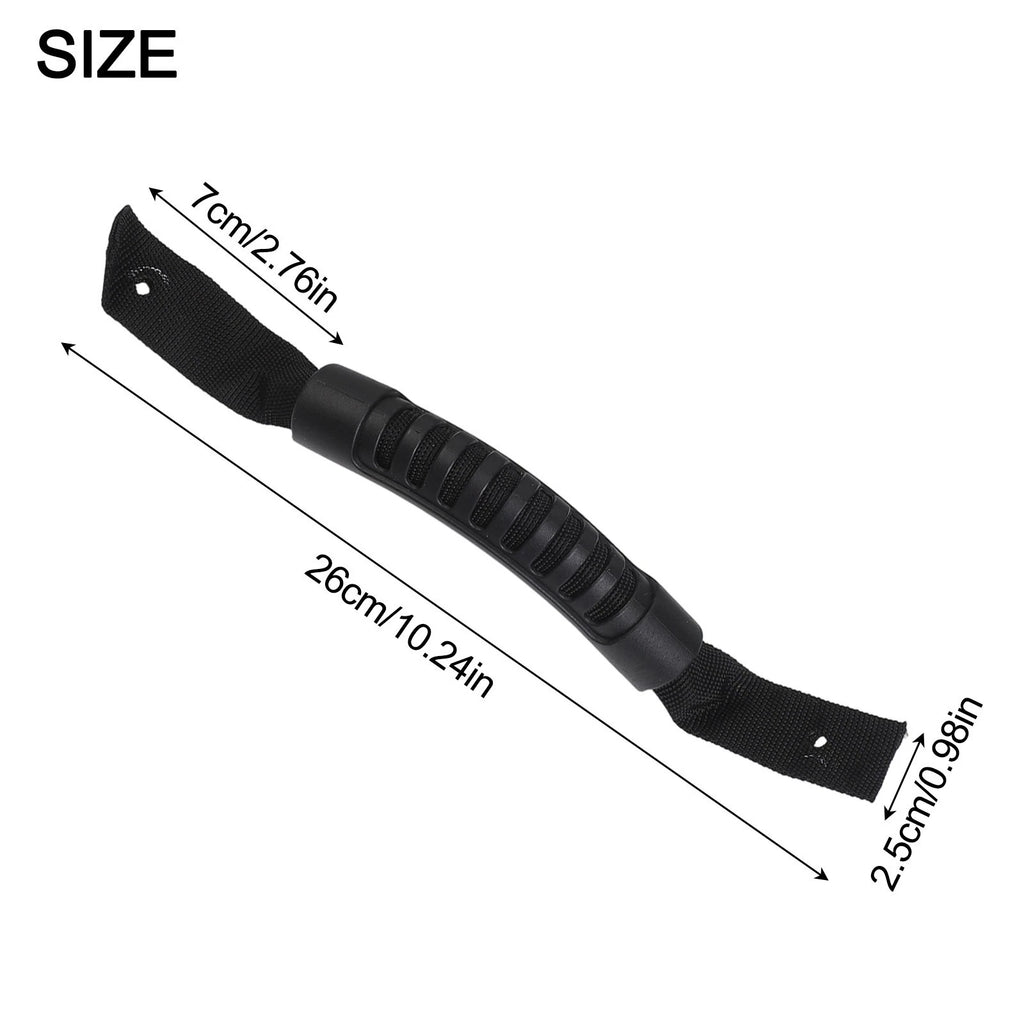 26cm Replacement Handle Strap for Kayak Canoe Boat (Universal Fit) Black Nylon
