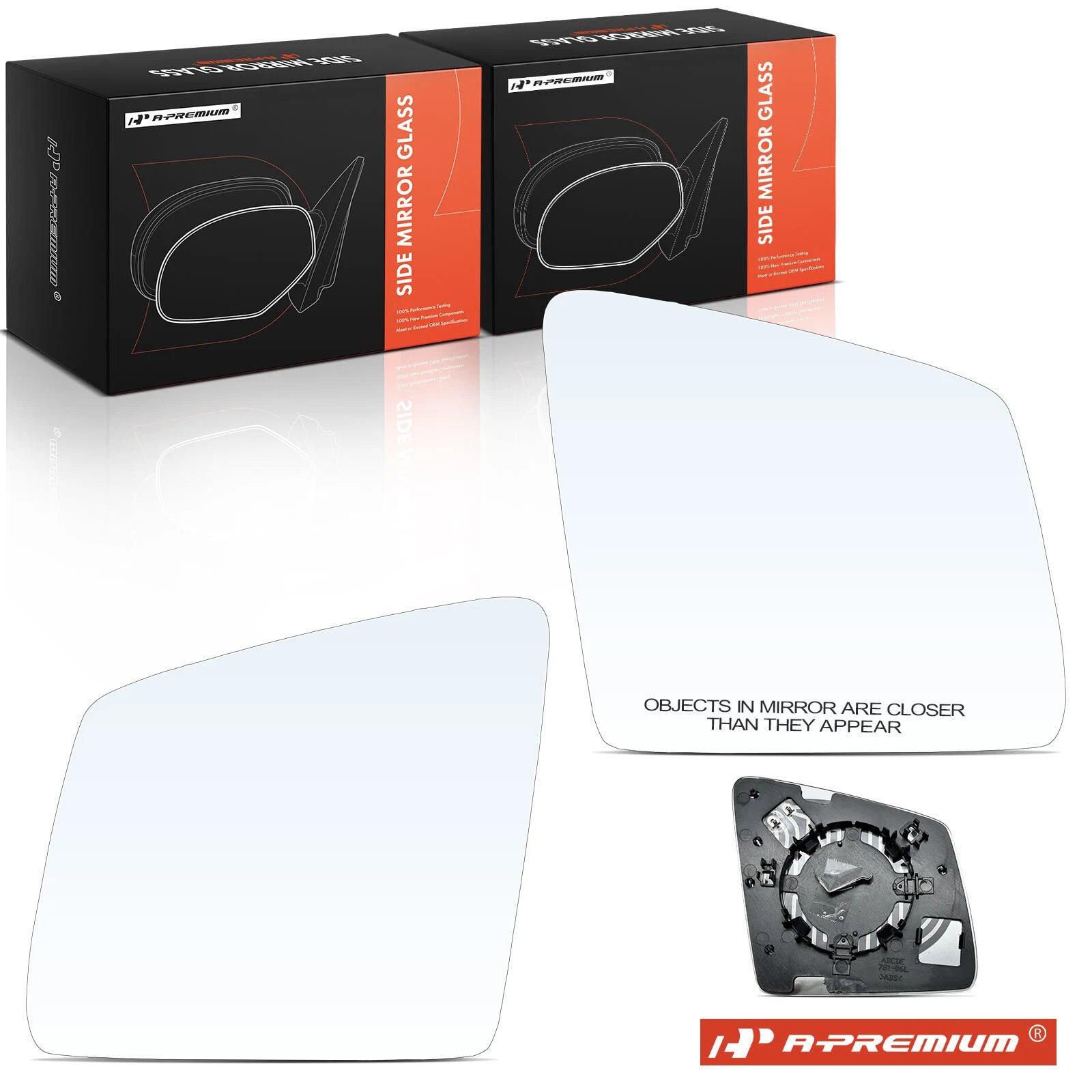 Power Mirror Glass Pair w/ Heated for Mercedes-Benz GLE450 AMG (2016–2020)