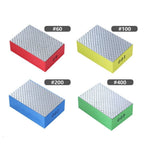 4pc Diamond Polishing Hand Pad Block for Granite Marble Glass (95x60mm)