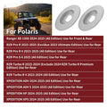 2x Front/Rear Brake Rotor for Polaris Ranger XD 1500/Crew XD 1500 (2024–2025)