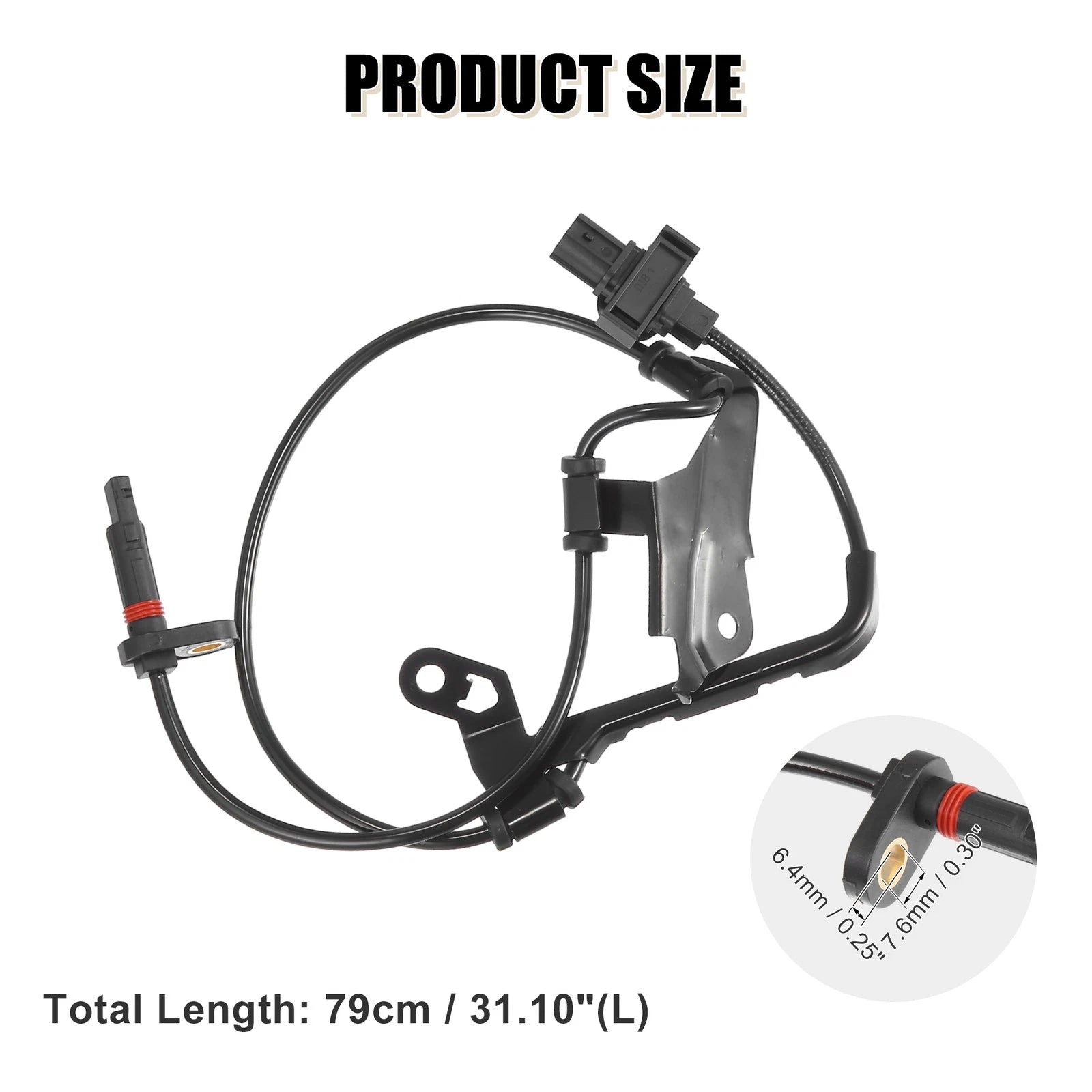 2pcs ABS Sensor for Honda Pilot (2003–2008) No. 57455STXA01/57450STXA01
