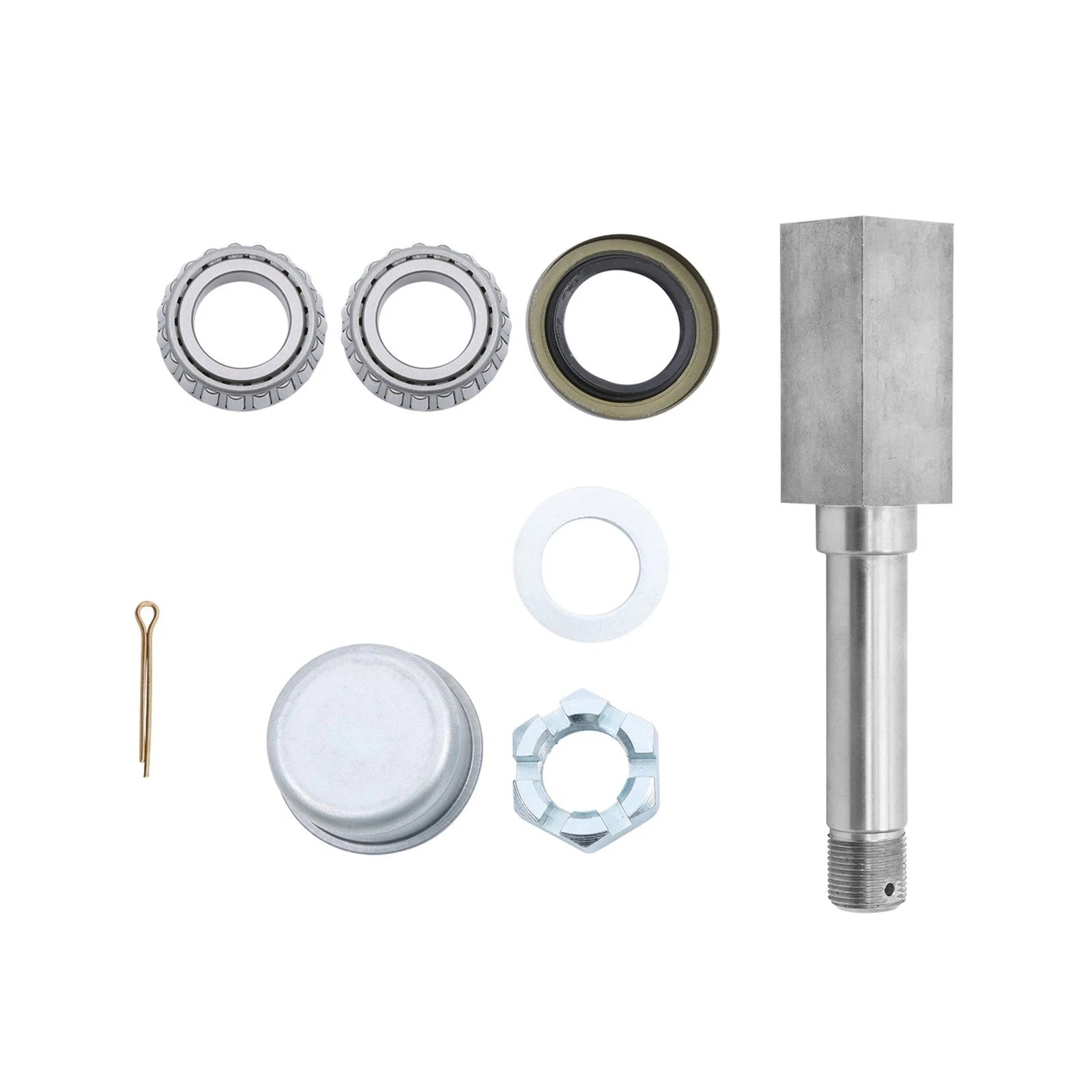 7-Piece Trailer Hub Kit for Square BT16 Spindle (5 on 4.5")