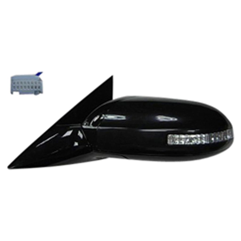 Replacement Driver Side Power Door Mirror w/o Memory w/Turn Signal