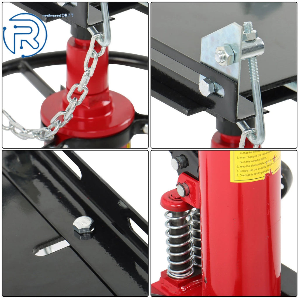 2 Stage Hydraulic Transmission Floor Jack for Universal Use (360 Swivel Wheel)