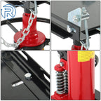 2 Stage Hydraulic Transmission Floor Jack for Universal Use (360 Swivel Wheel)