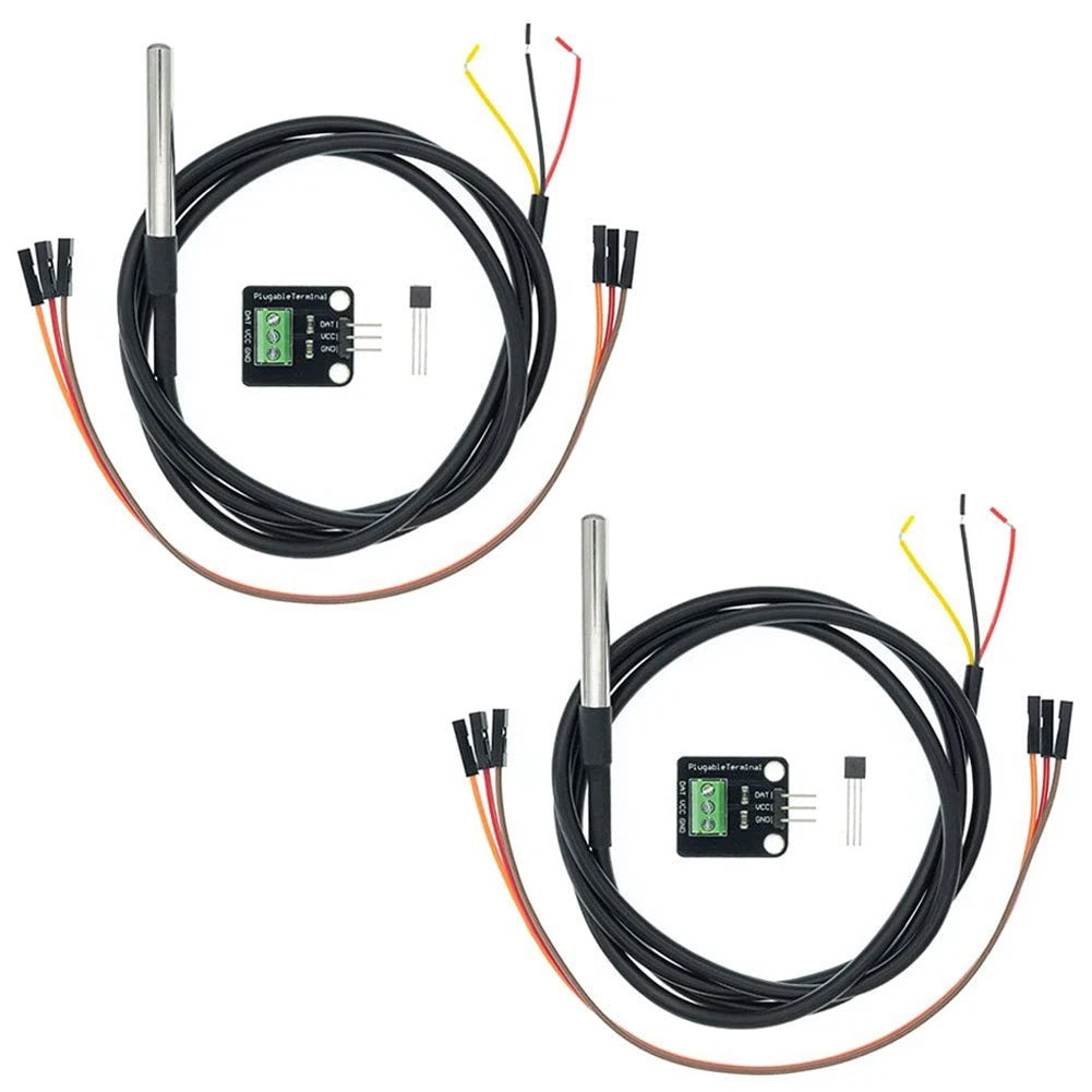 2X Digital Thermometer Modules for DIY Electronics