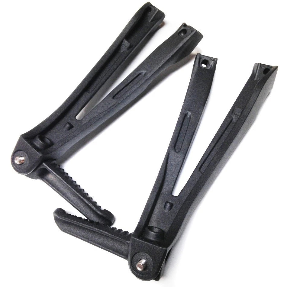 Foot Peg for Yamaha YZF R1 (2004–2008) Black Silver Rear Passenger Bracket