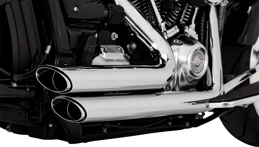 Vance & Hines Shortshots Chrome Exhaust for Harley Softail (2018–2024)