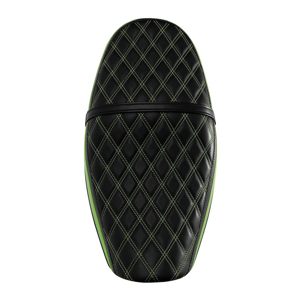 Driver Passenger Seat for Kawasaki Z900RS (2018–2023) Black Green