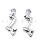 Chrome 360 Adjustable Highway FootPeg Mounting Kit for Harley (1.5")