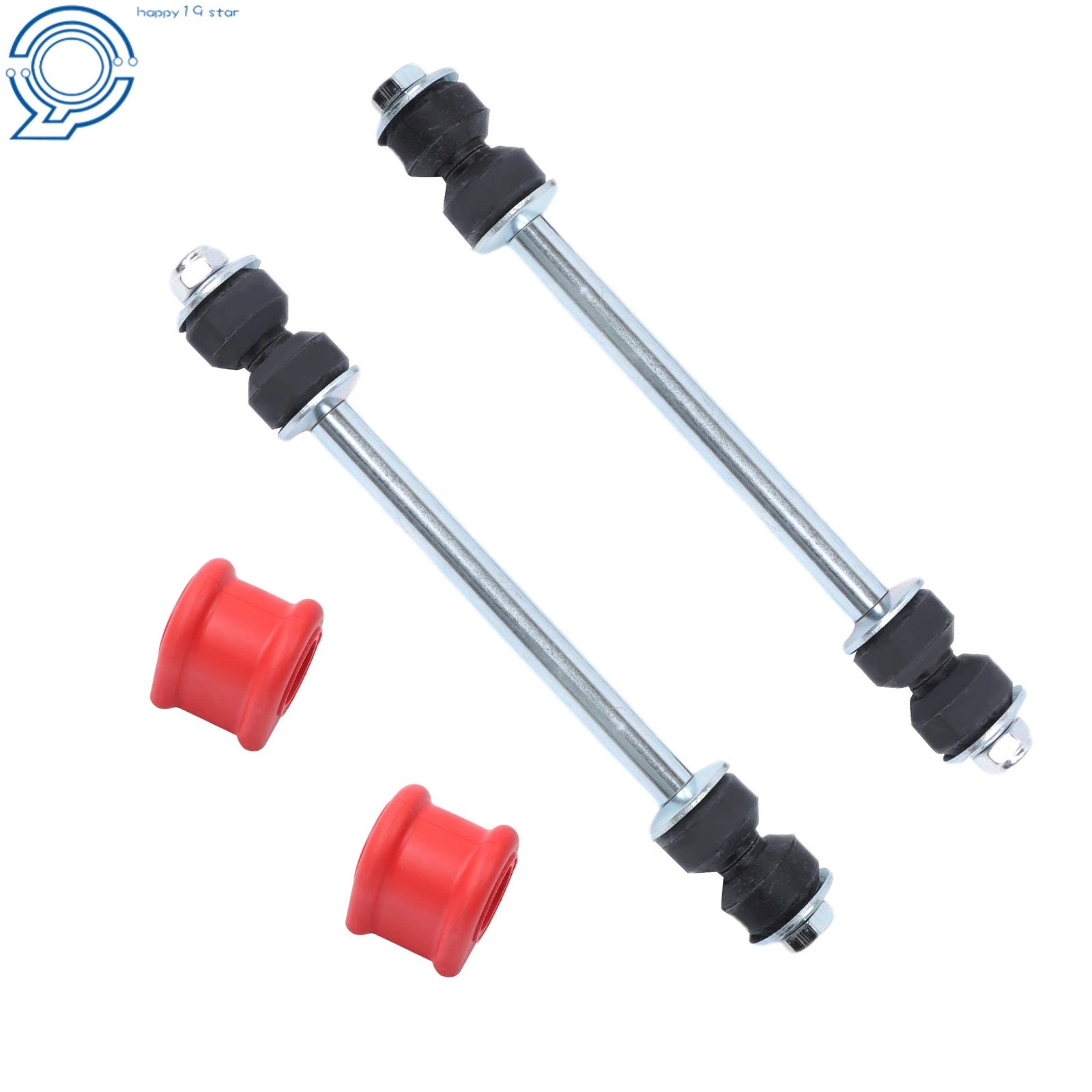 Set of 4 Front Suspension Stabilizer Links & Bar Bushing Kit for Mazda B2500 (1998–2001)