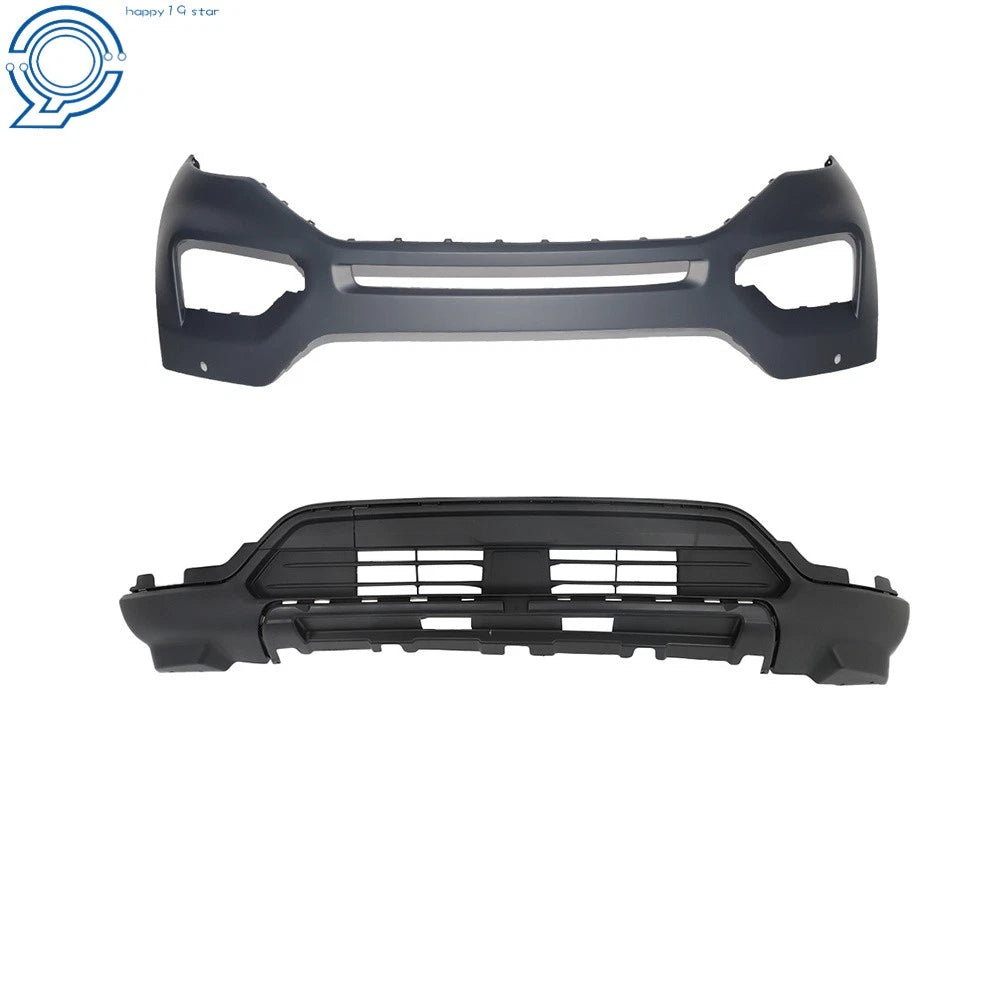 Front Upper and Lower Bumper Cover for Ford Explorer (2020–2021) LB5Z-17D957-AB