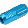 Set of 20 Closed End M12x1.25 50mm Tall Sky Blue Aluminum Lug Nuts