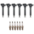 Set of 6 Ignition Coils & Spark Plugs for Audi Q5 3.2 V6 (2009–2017)