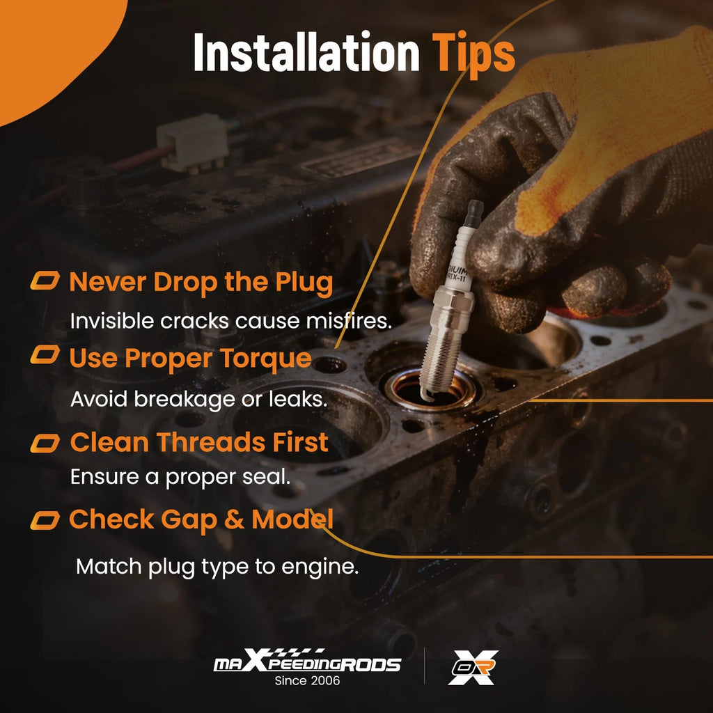 6x Spark Plugs for Ford Taurus (2013–2016) LTR6IX-11 Iridium Set
