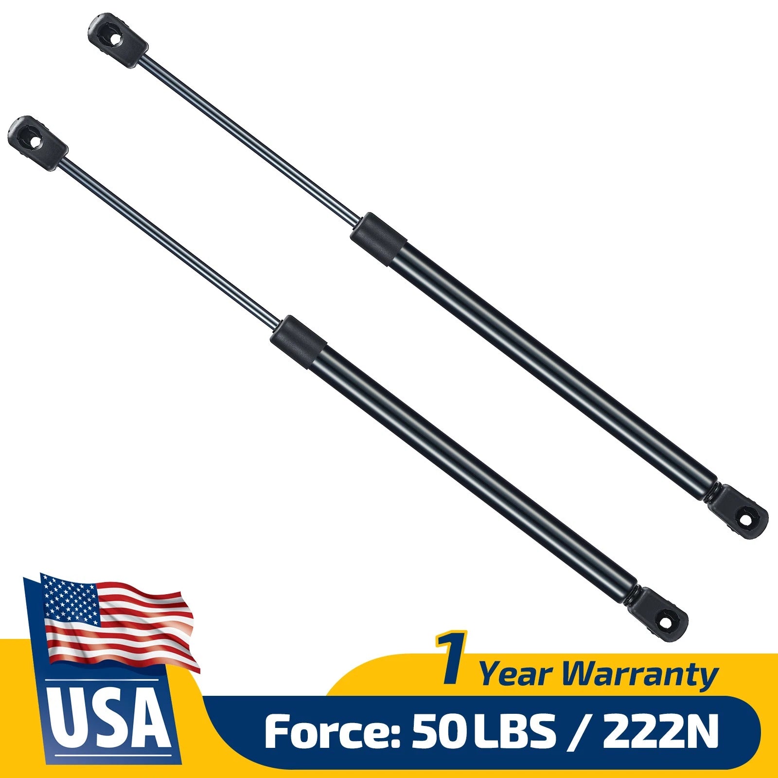 Set of 2 Gas Struts 15 Inch 50 Lbs for Trap Door Bench Shed (C16-22127)