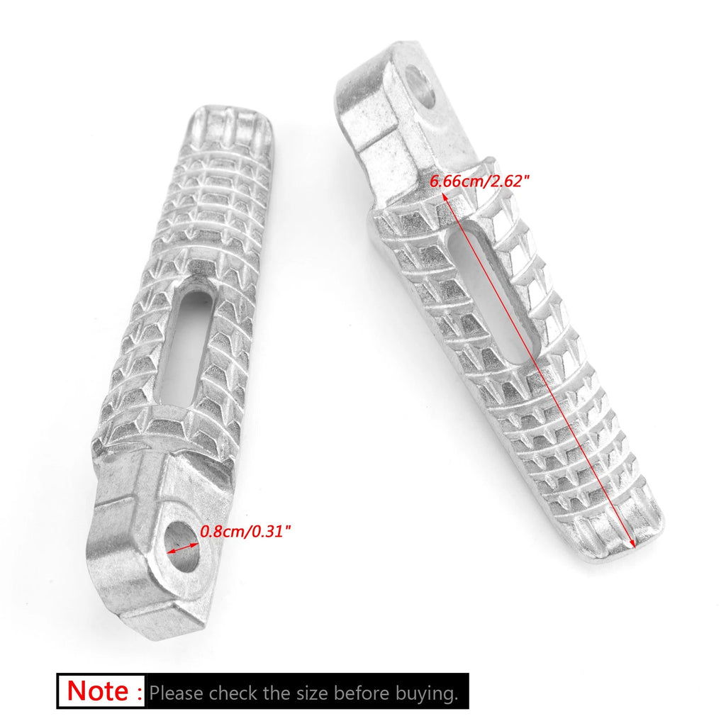 Rear Foot Peg Footrest for Suzuki GSXR600 GSXR750 GSXR1000 (2005–2014) Silver
