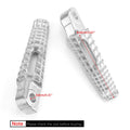 Rear Foot Peg Footrest for Suzuki GSXR600 GSXR750 GSXR1000 (2005–2014) Silver