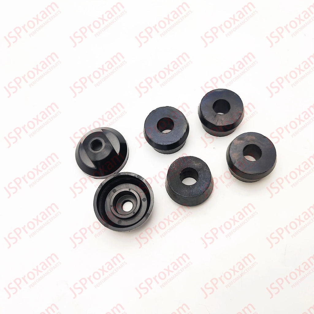 Set of 4 Bushings 23-99291T & 2 End Caps 19-14842 for Mercruiser R/MR/Alpha One