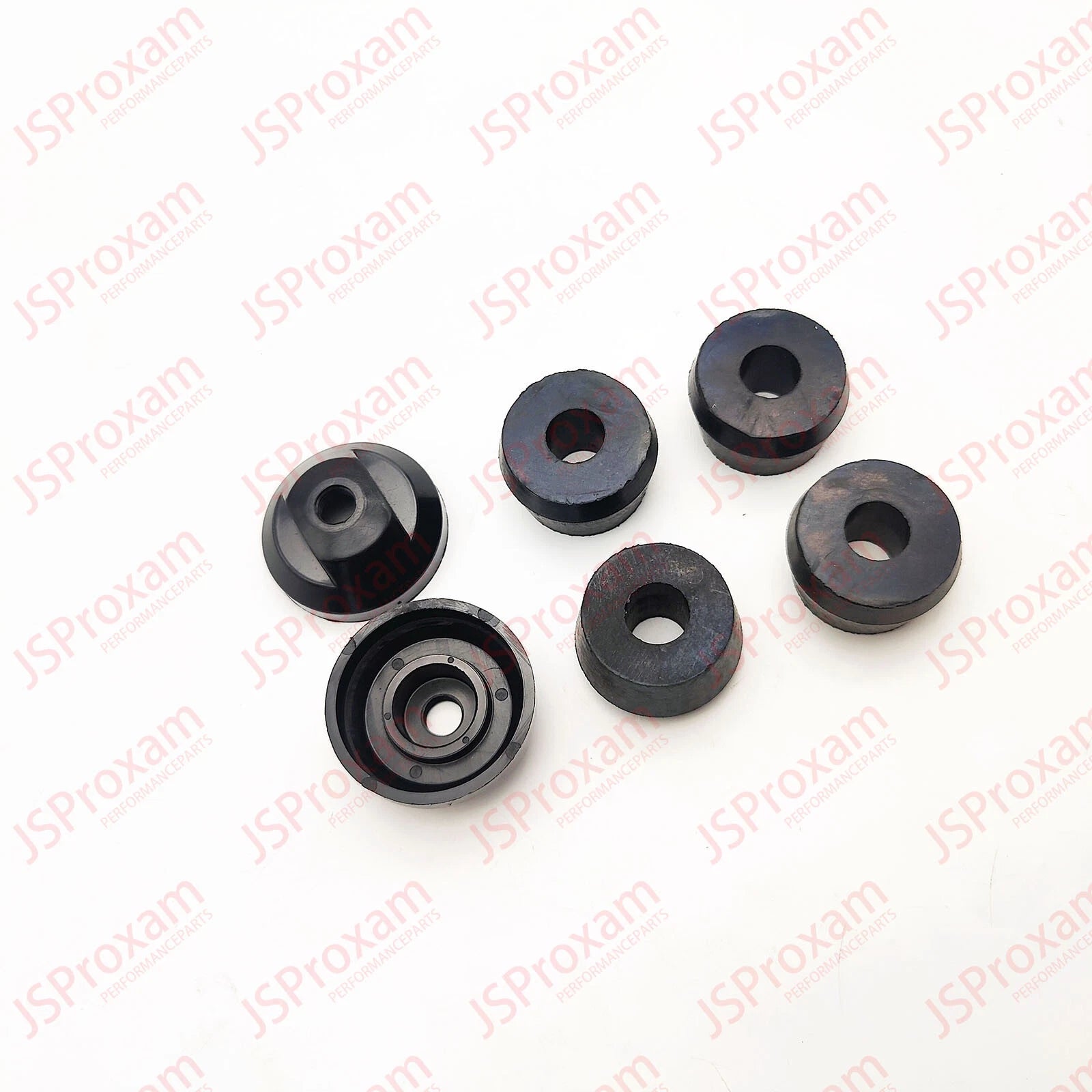 Set of 4 Bushings 23-99291T & 2 End Caps 19-14842 for Mercruiser R/MR/Alpha One