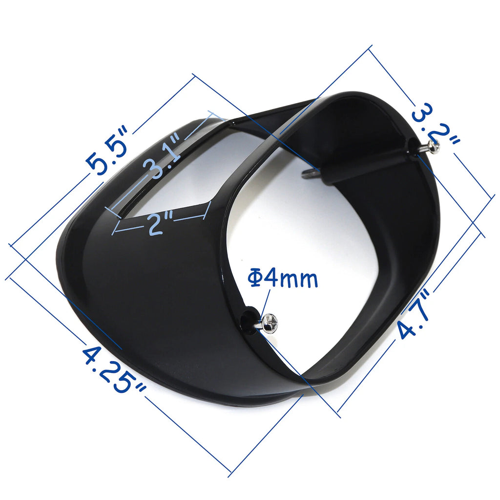 Tail Light Collar Mask Cover for Harley Touring Road King Softail XL Dyna