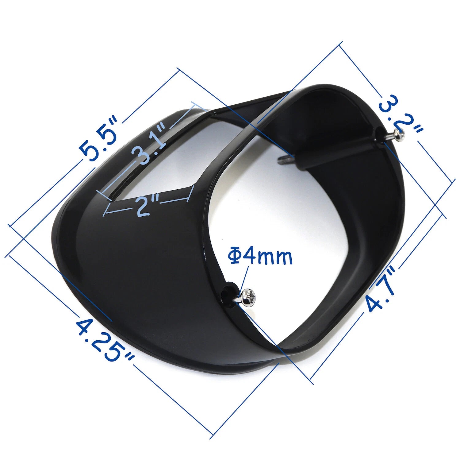 Tail Light Collar Mask Cover for Harley Touring Road King Softail XL Dyna