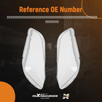 Front Headlight Lens Protection for BMW X1 E84 (2010–2015) Clear Cover Set