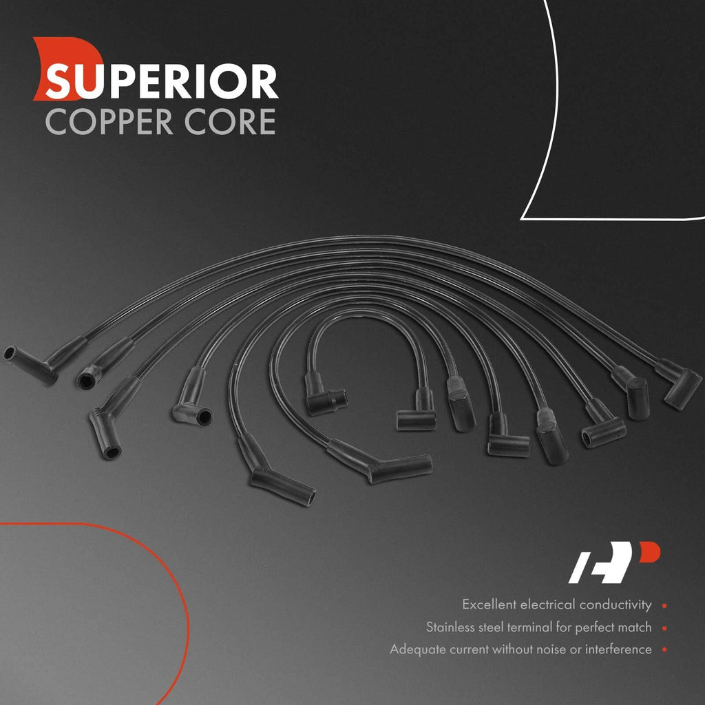 7X Spark Plug Wire Set for Ford Ranger, Aerostar, Mazda B3000 (1991–1995)
