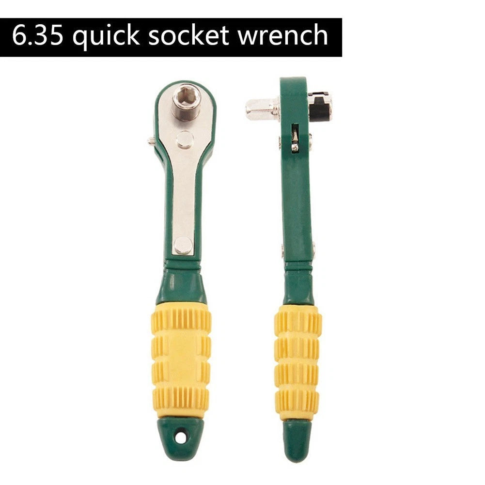 Quick Ratchet Wrench 1/4 Inch Socket for Pneumatic Tools