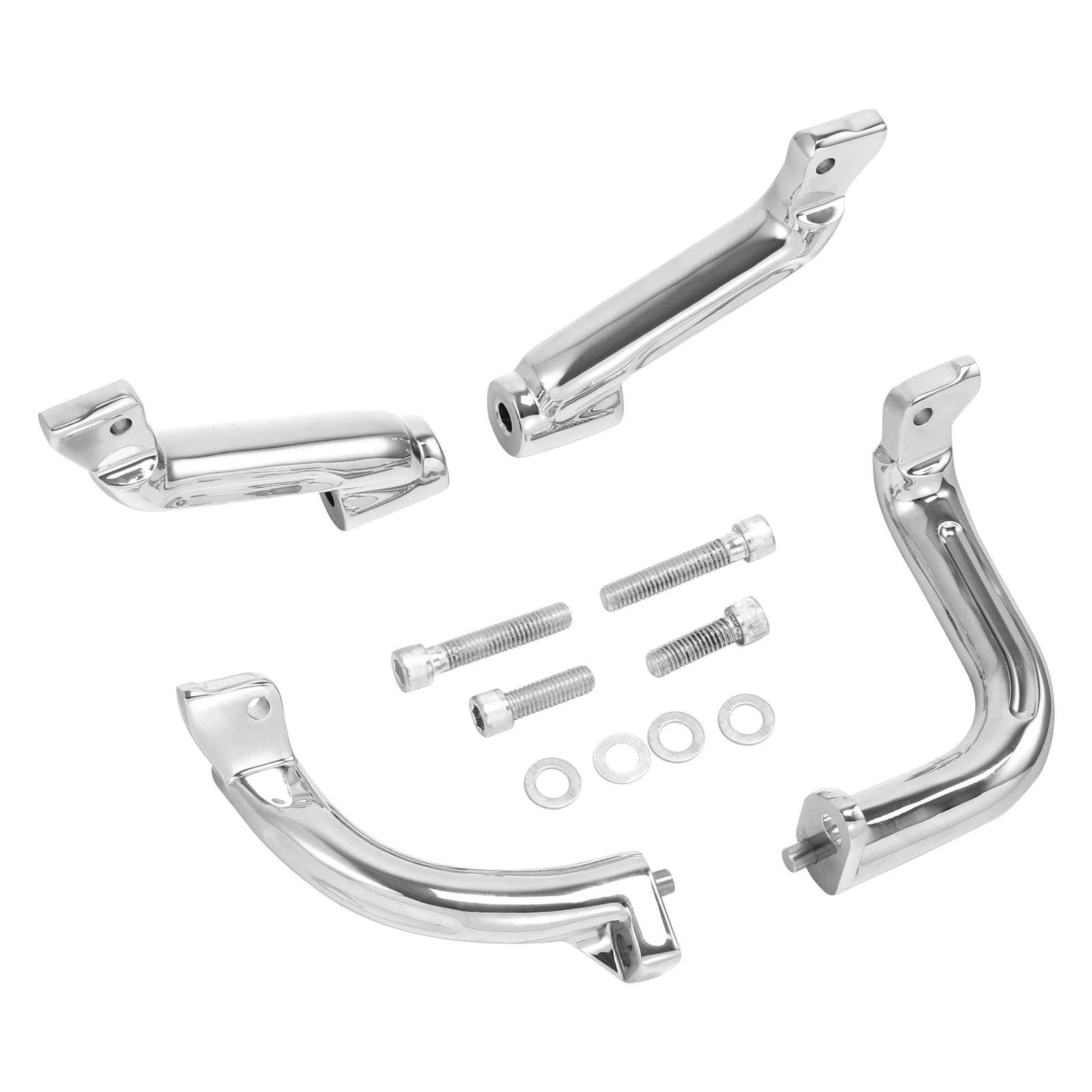 Chrome Rider Driver Floorboard Bracket Kit for Harley Street Glide (2014–2016)