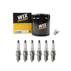 Wix Engine Oil Filter & NGK 6 V-Power Spark Plugs for Camry Supra (1982–1992)