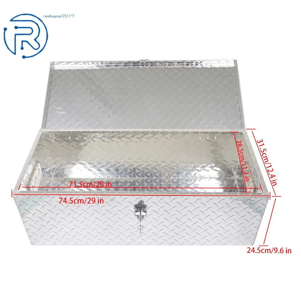 20 Inch Aluminum Diamond Plate Tool Box for Pickup Trailer