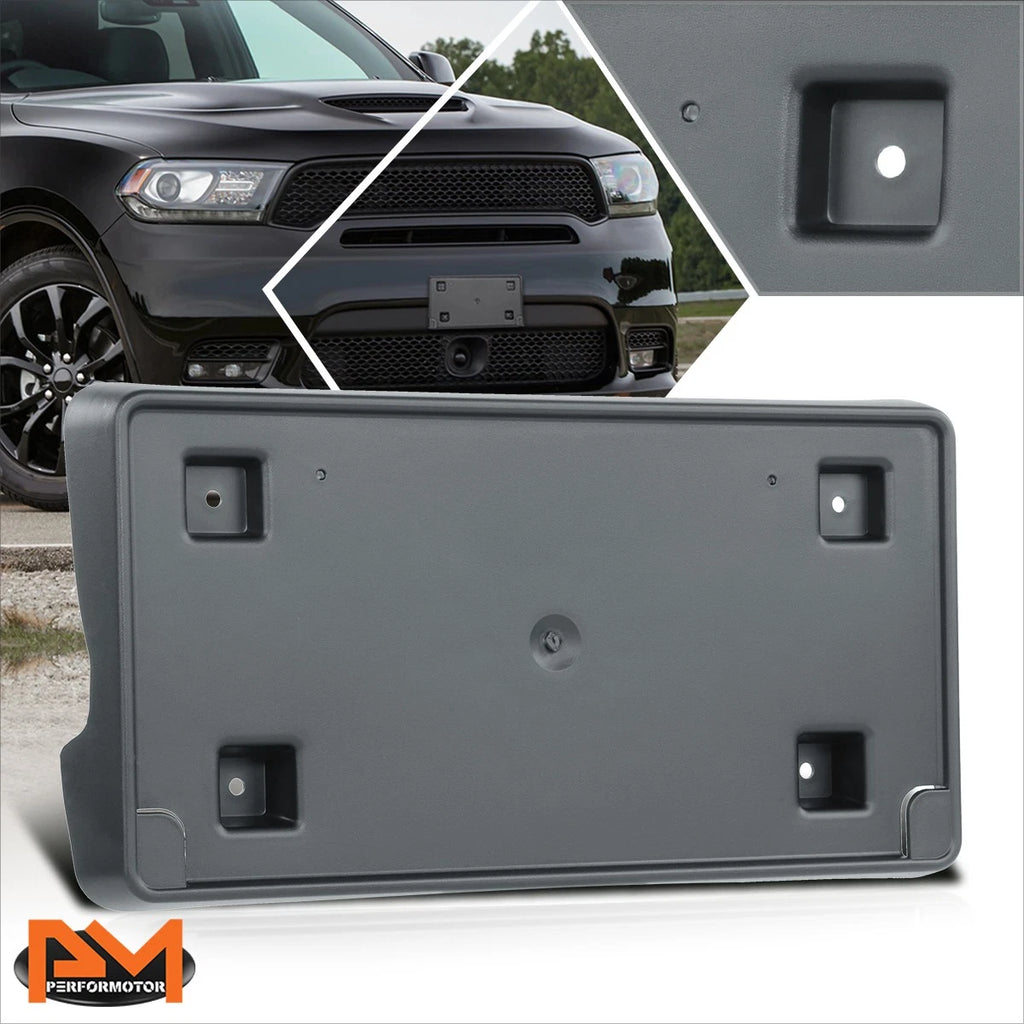 Front Bumper License Plate Tag Mounting Bracket for Dodge Durango (2018–2020)