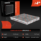Activated Carbon Cabin Air Filter for Jeep Grand Cherokee (2011–2022)