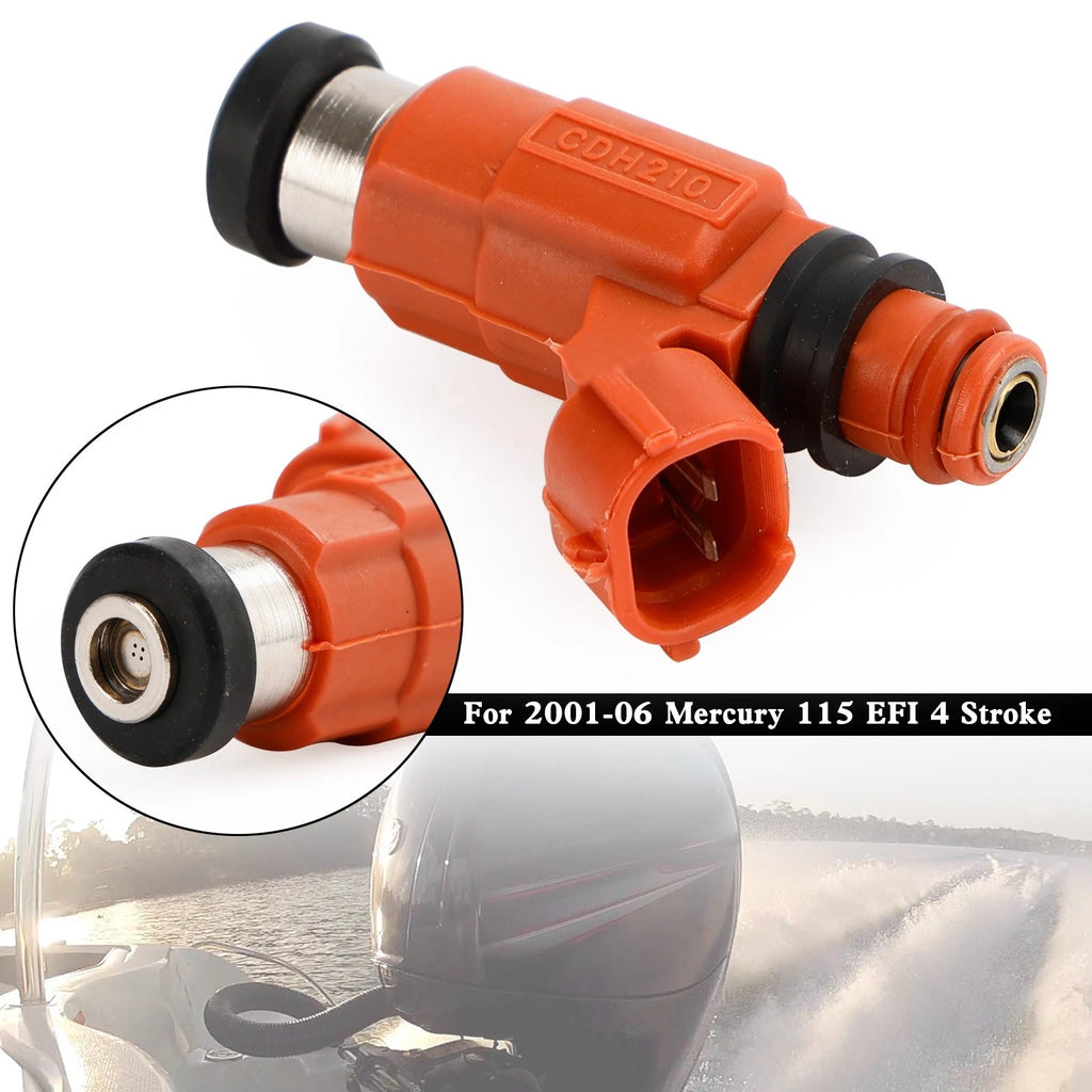 Set of 4 Fuel Injectors for Mercury 115 EFI 4 Stroke (2001–2006) 880887T1