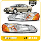 Set of 2 Headlight Assemblies for Dodge Stratus, Chrysler Sebring
