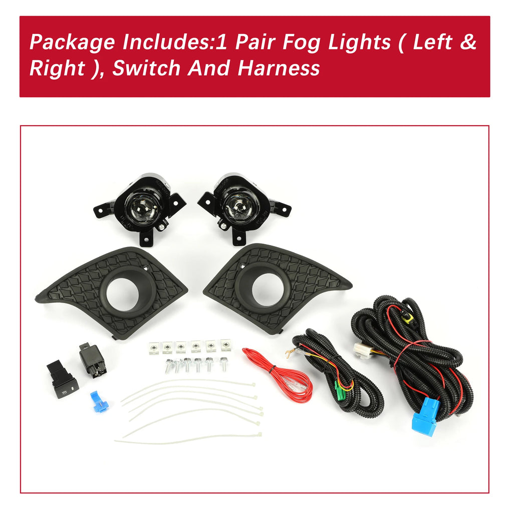 Fog Lights for Lexus IS250 IS350 (2014–2016) w/Bulbs, Switch, Harness
