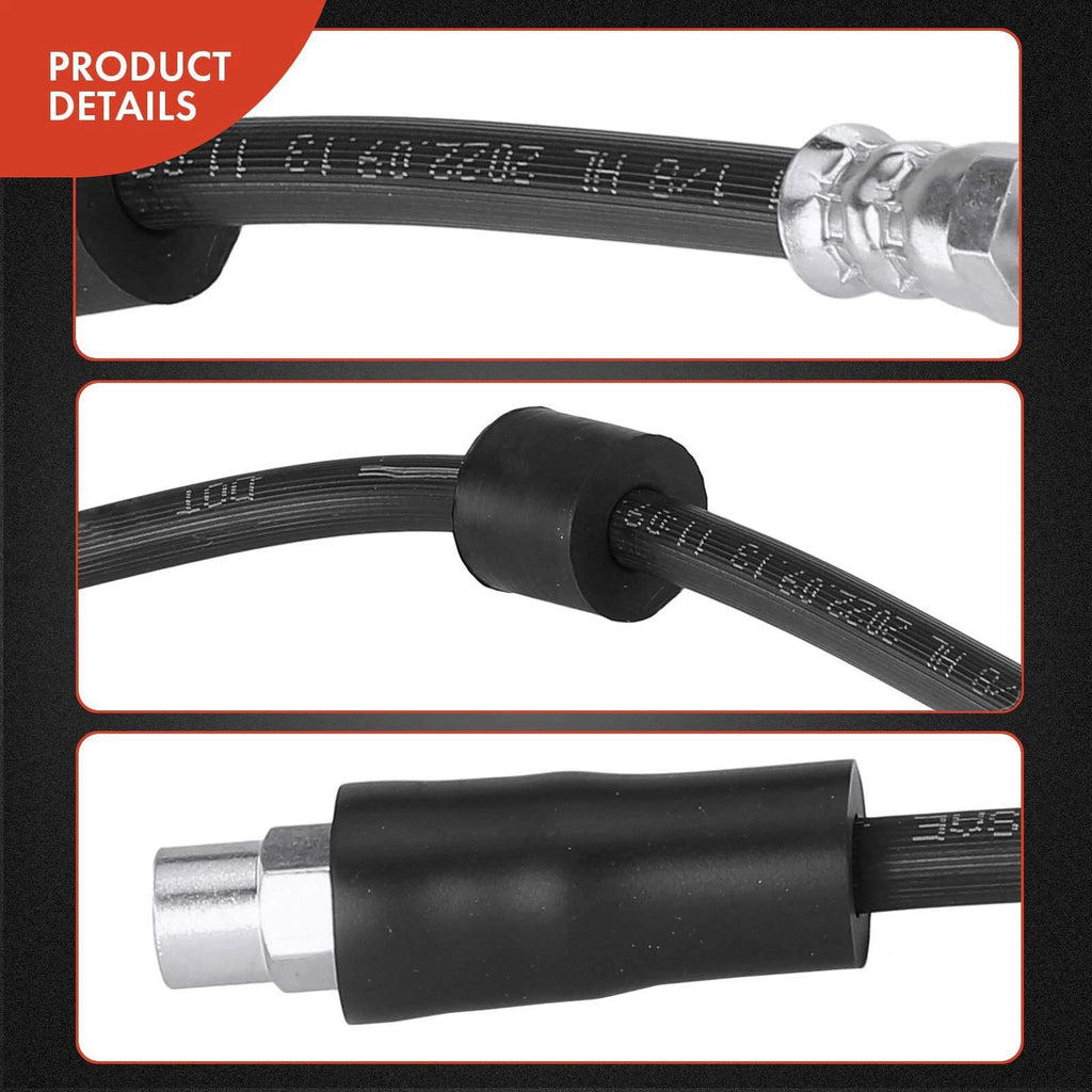 2X Rear Outer Brake Hydraulic Hose for BMW 525i 540i (1999–2003)