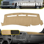 Dash Cover Mat for Chevrolet Silverado/GMC Sierra 1500 2500 3500 (1999–2006) Beige
