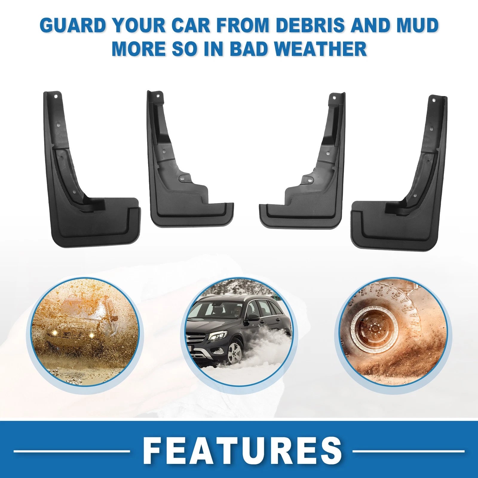 Mud Flap Splash Guard for Ford Maverick (2022–2024)