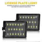 2X LED License Plate Light Assembly for Dodge Durango (2014–2020)