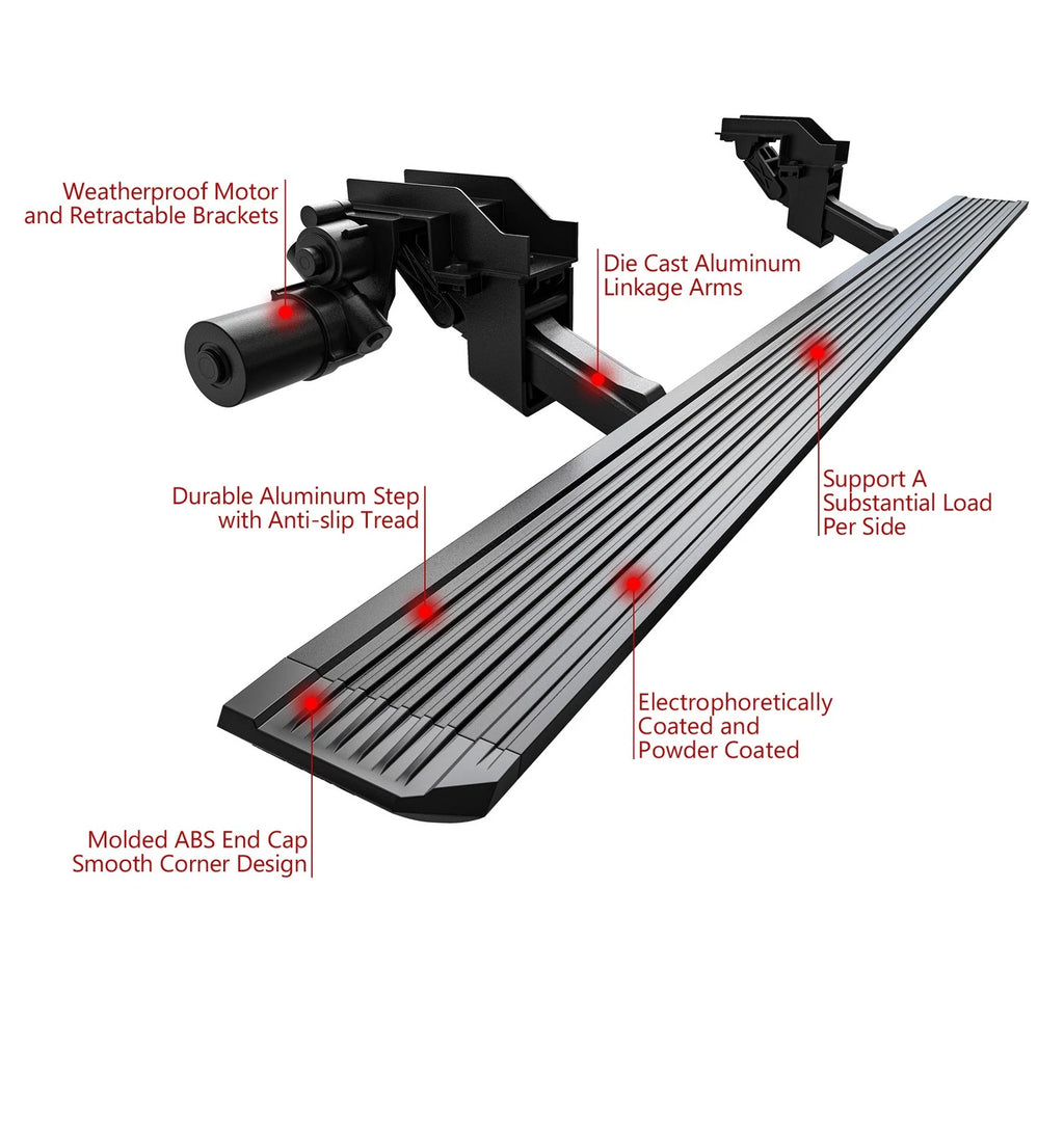 iBoard Power Side Steps for Toyota Tundra Double Cab (2022-2026)