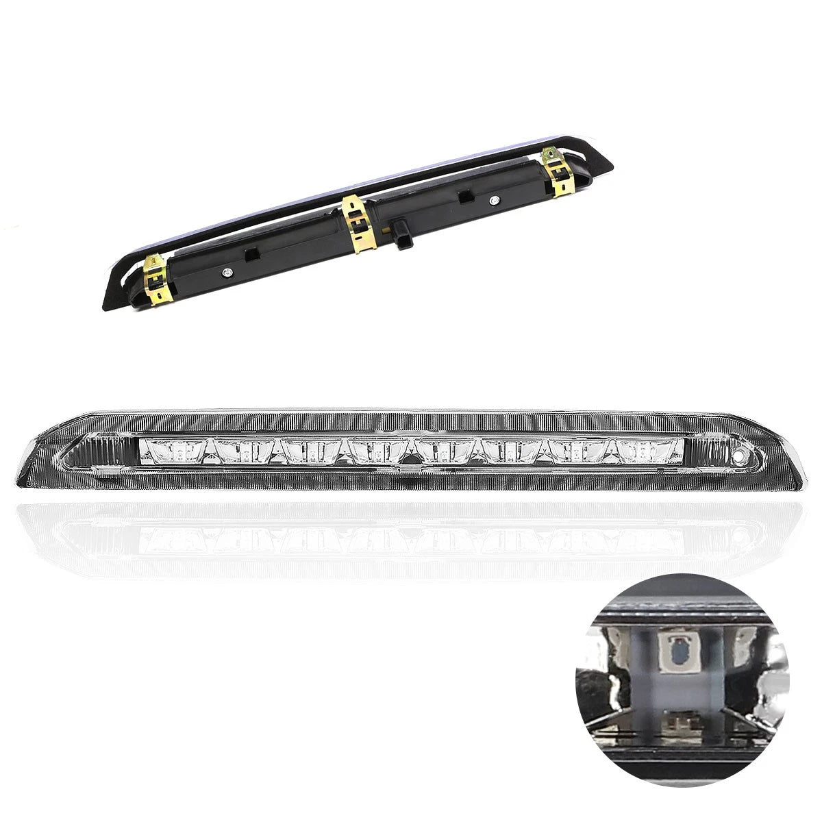 Full LED Third Tail Brake Light for Ford Escape (2013–2018) Chrome