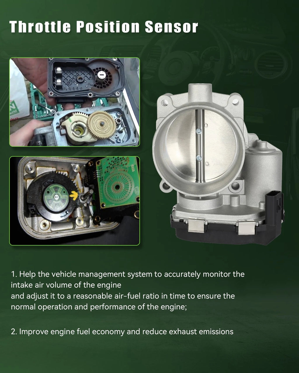 Throttle Body for Ford Explorer, Lobo, F-150 STX 4.6L (2009–2010)