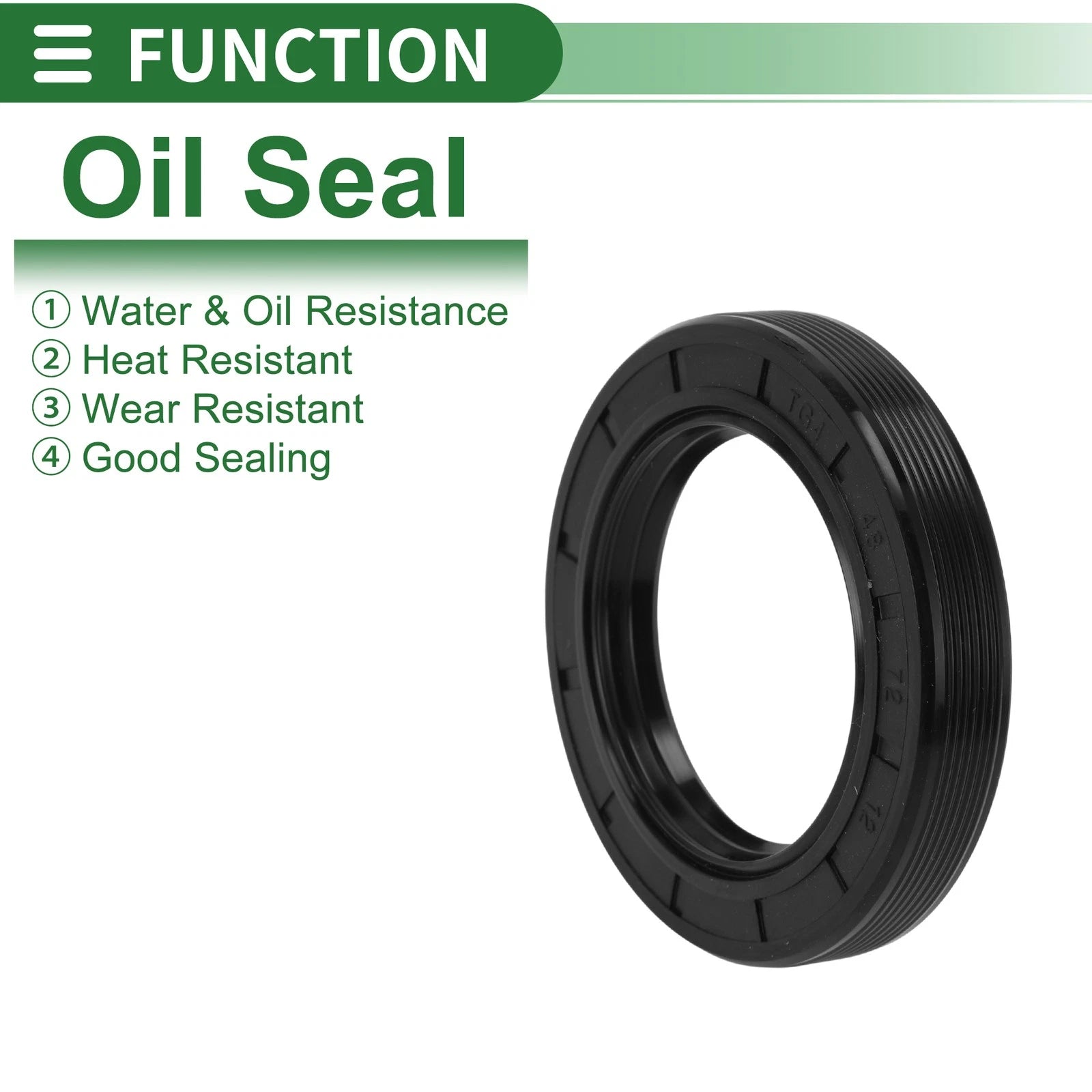 Oil Seal for Rotary Shaft (48x72x12mm) NBR Rubber High Pressure