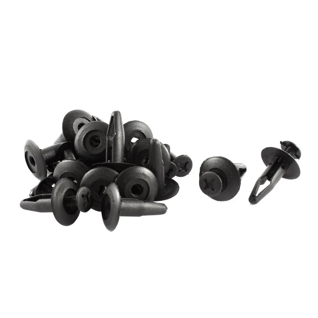 15 Pcs 7.5mm Plastic Push Type Rivet Clips for Honda