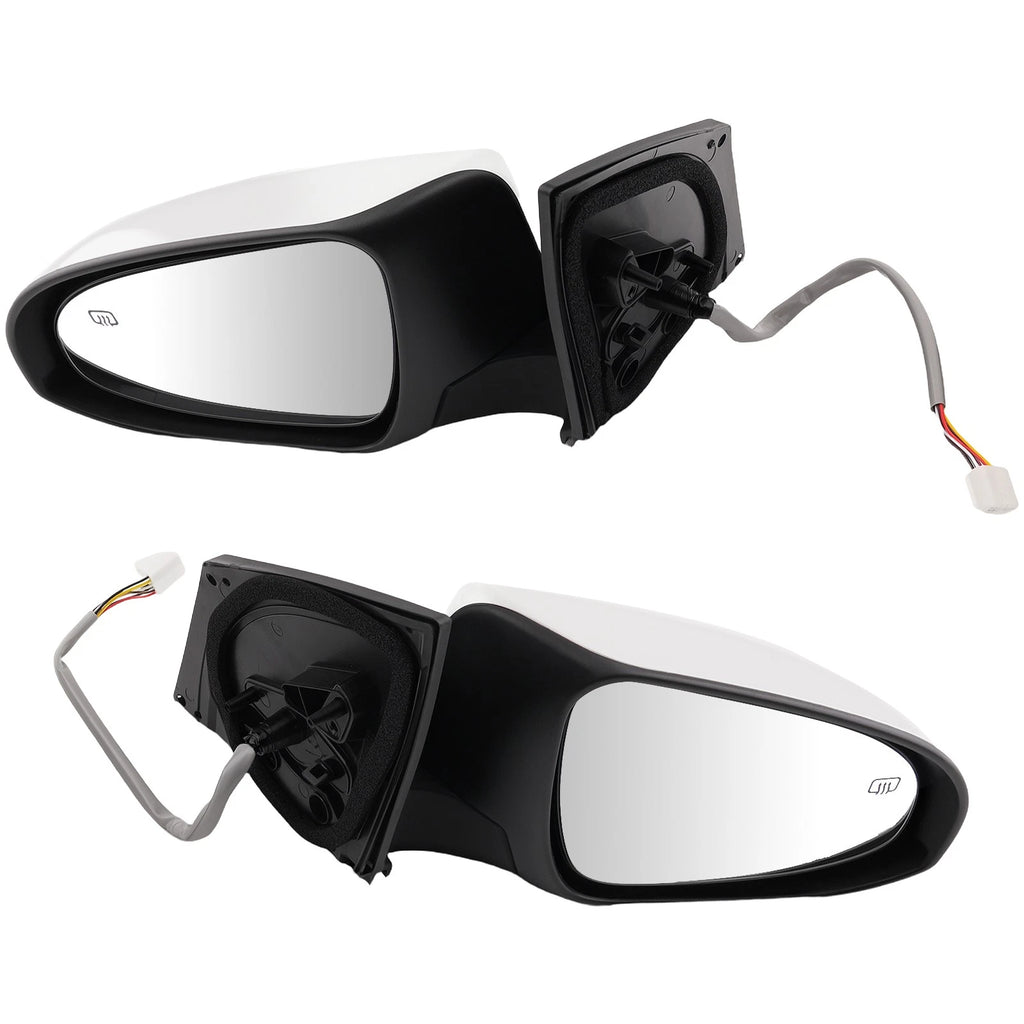 Side Mirror for Toyota Corolla (2014–2019) TO1321295 Powered Heated Chrome