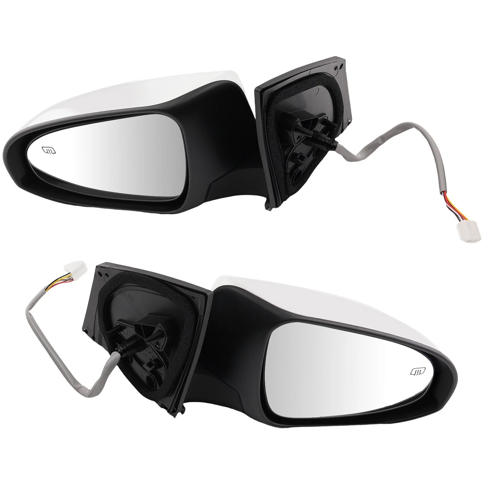 Side Mirror for Toyota Corolla (2014–2019) TO1321295 Powered Heated Chrome