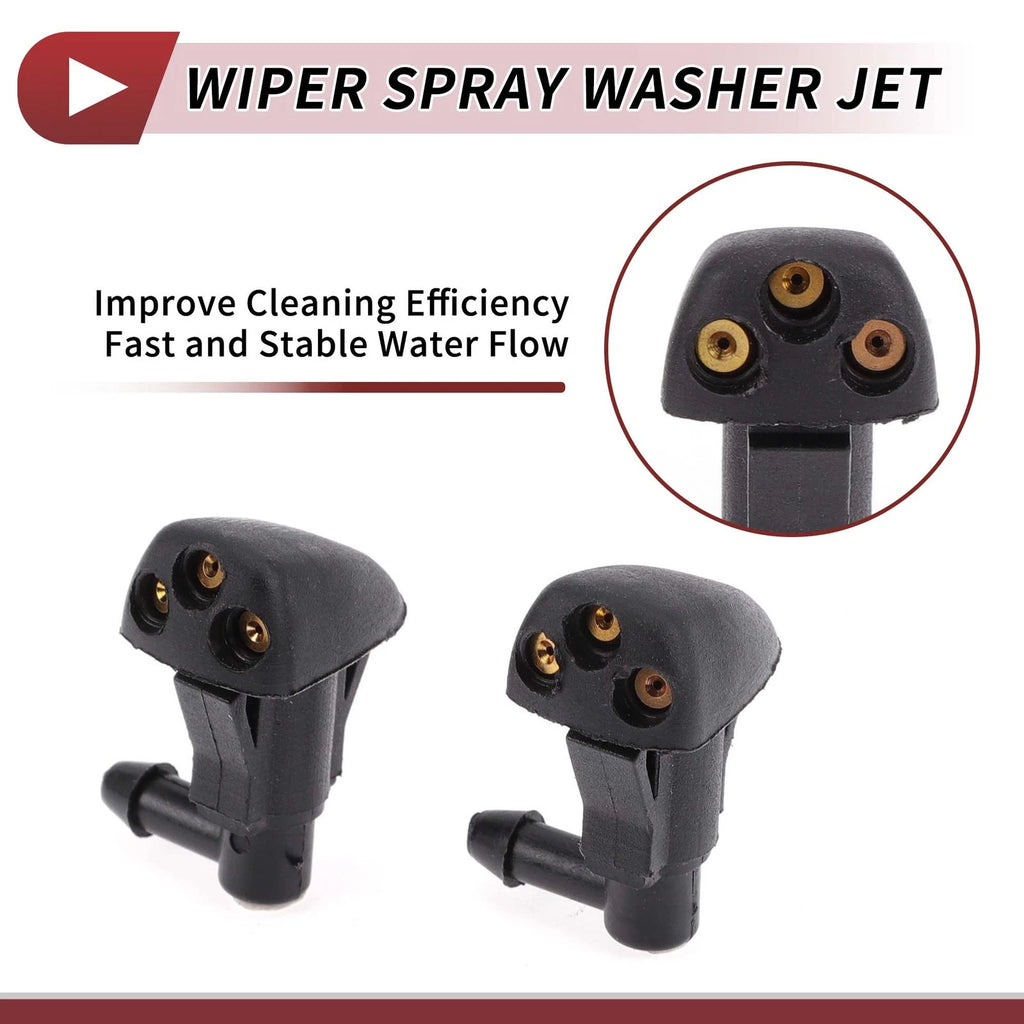 2X Front Windshield Washer Nozzle for Chevrolet Cruze (2008–2012) No.42475593