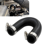 LS Heater Core Bypass Delete Hose Coolant Crossover w/ Clamps for Chevy Pontiac
